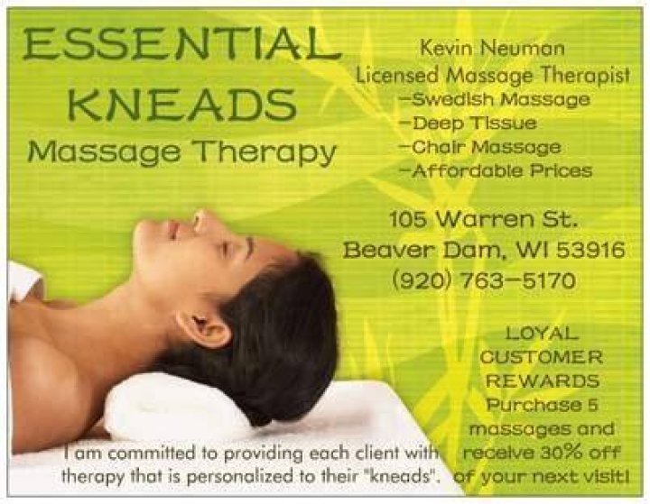 Massage Therapy Beaver Dam WI 53916