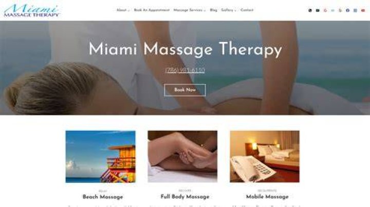 Massage Therapy Miami FL 33116