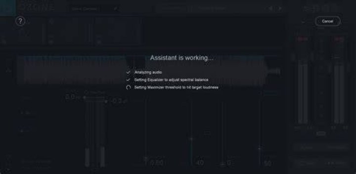 master assistant screen