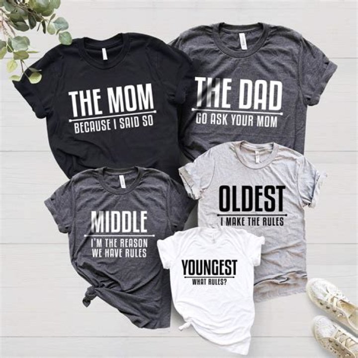 Matching Family Shirts Oldest Middle Youngest Child Shirts Etsy