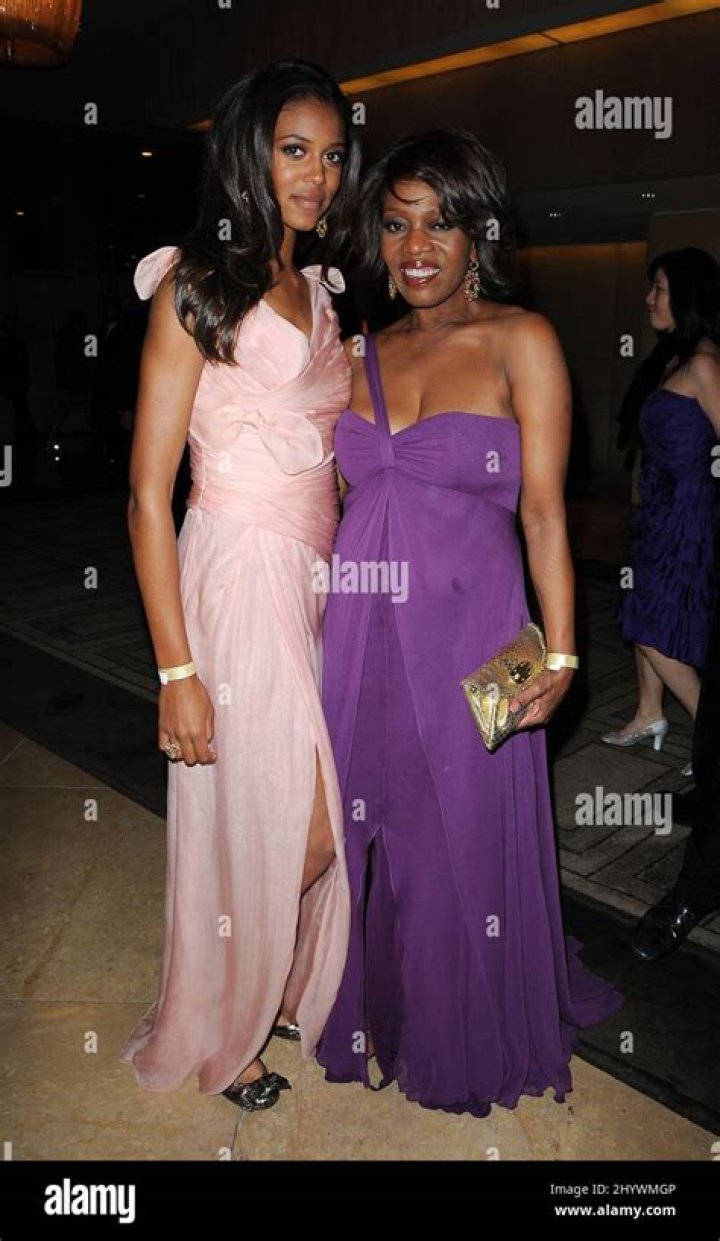 Mavis Spencer and Alfre Woodard after The Golden Globe Awards in
