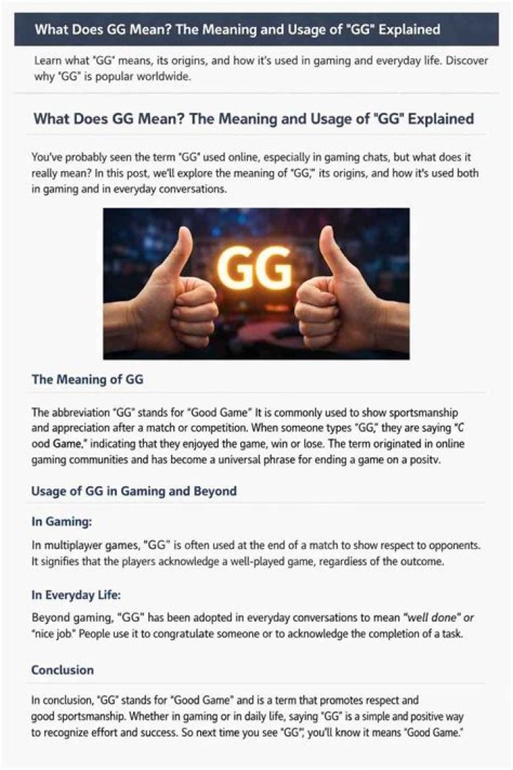 Meaning, Gscsix