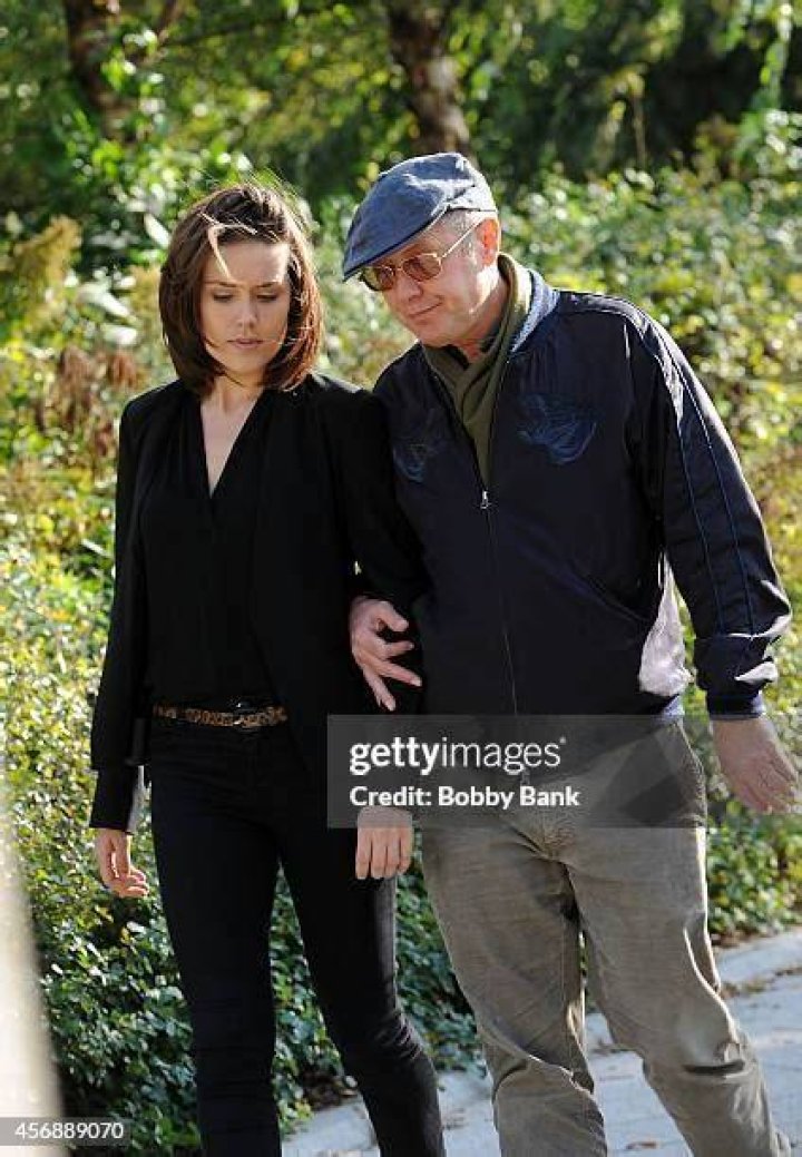 MEGAN BOONE on the Set of The Blacklist in New York 08/28/2015 HawtCelebs