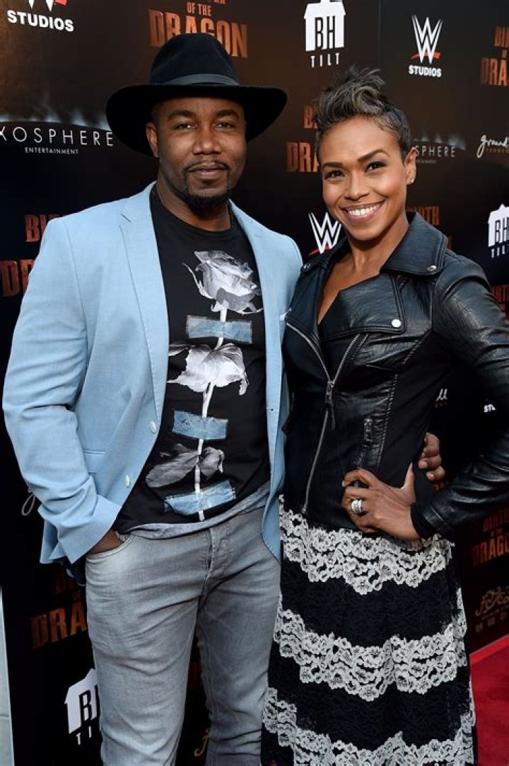Michael Jai White and wife Courtenay with Salli RichardsonWhitfield