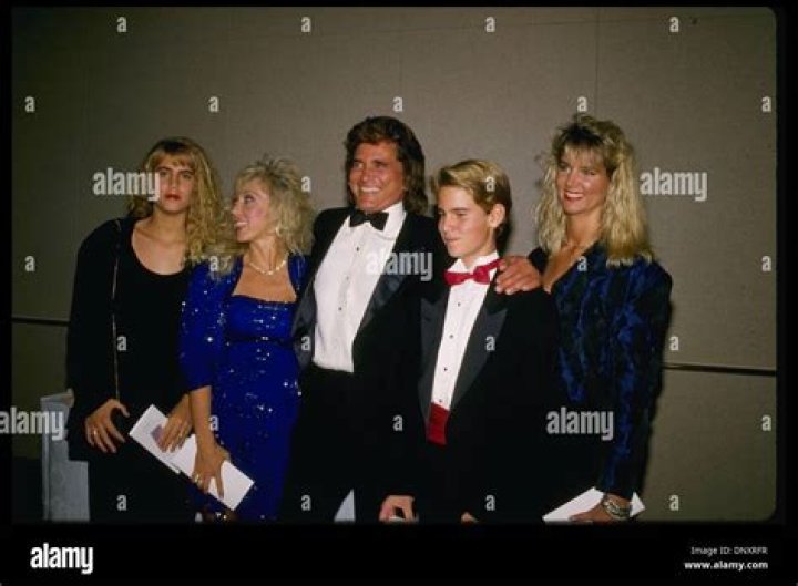 Michael Landon and his family at home (1975) Click Americana