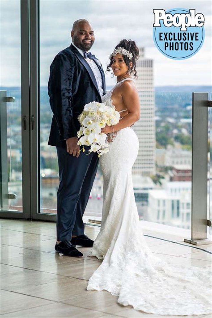 Michael Oher Wedding Photos with Tiffany Roy