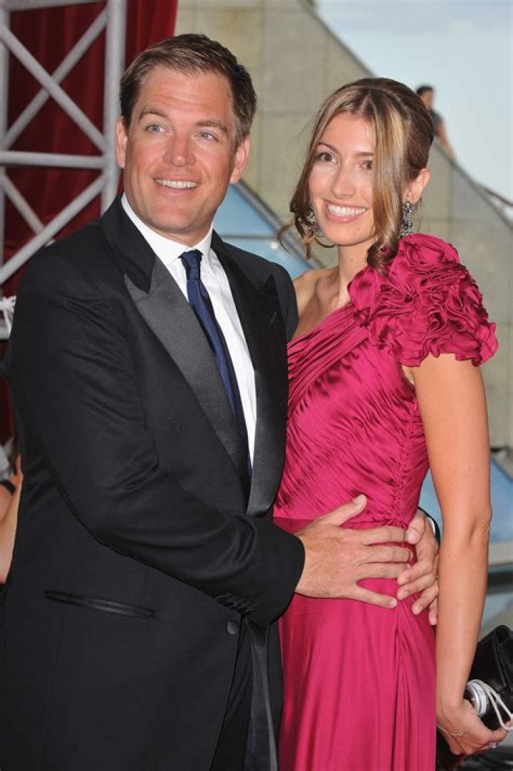 Michael Weatherly and his wife, Bojana. Michael weatherly, Weatherly
