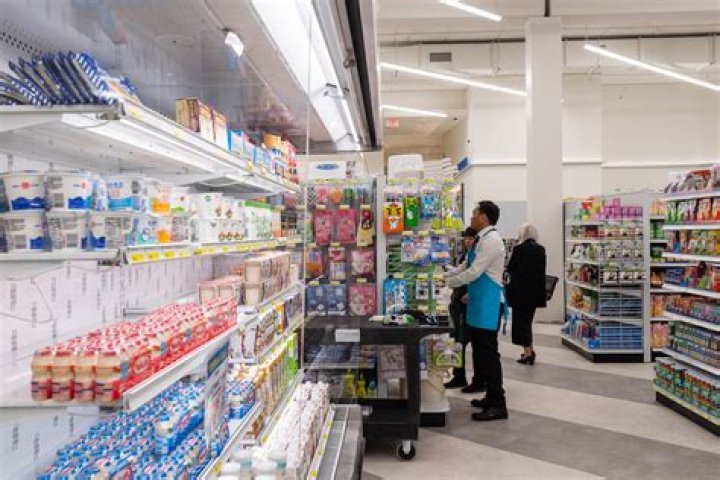 Mitswa grocery shelves.