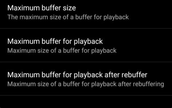 Module Preview Buffer Size