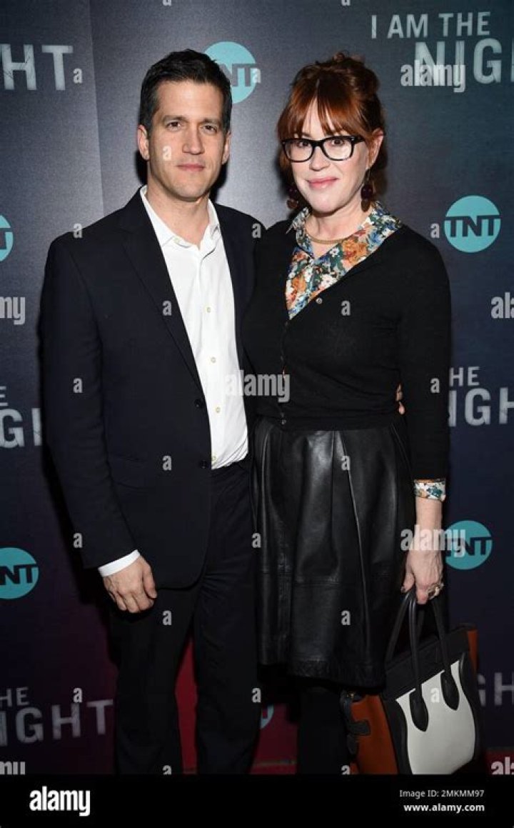 Molly Ringwald and husband Panio Gianopoulos at the Los Angeles premiere of G.I. JOE RETALIATION
