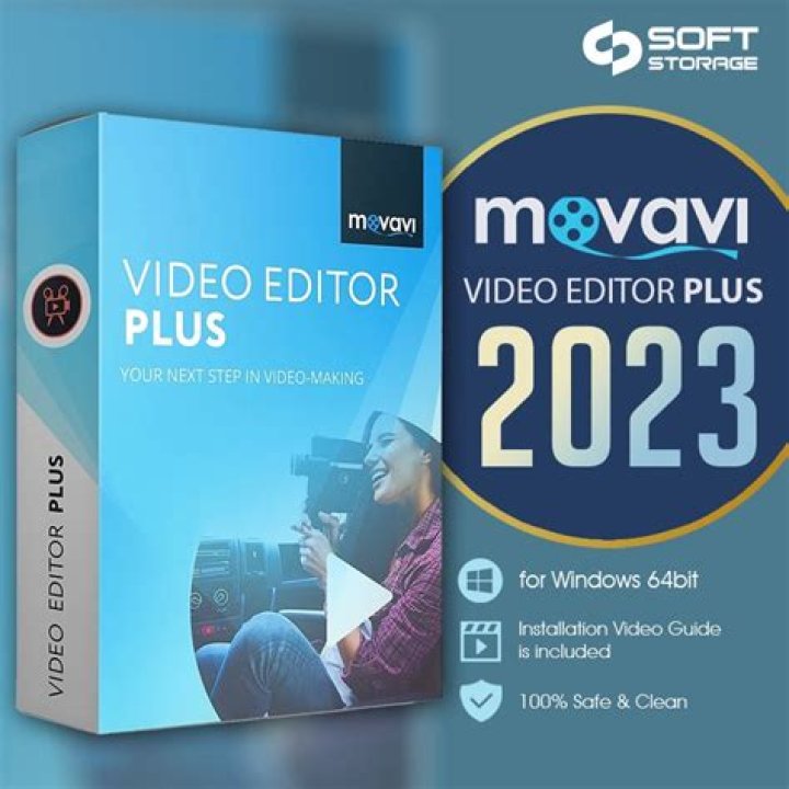 Movavi Video Editor Plus 2023 Product Box