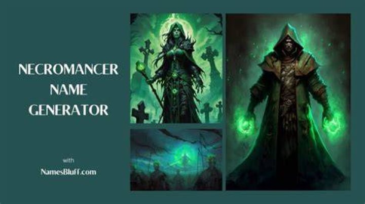 Necromancer Name Generator Cool Necromancer Names Ideas