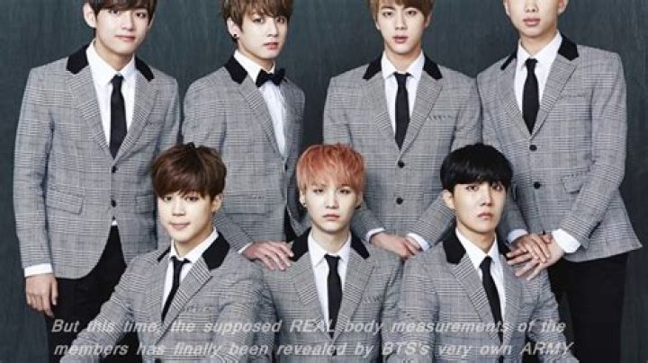 Netizens leak the true body measurements of each BTS member &mdash; Koreaboo