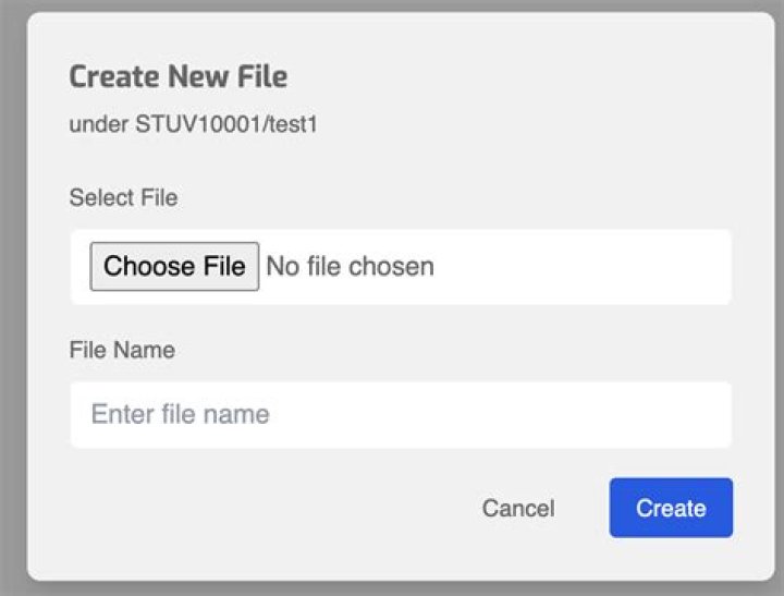 New File Dialog