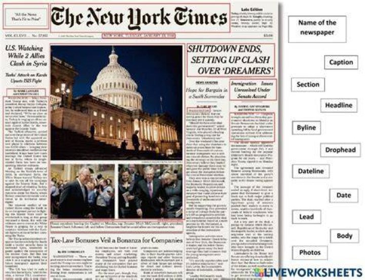 Newspaper masthead reading The New Yak Times