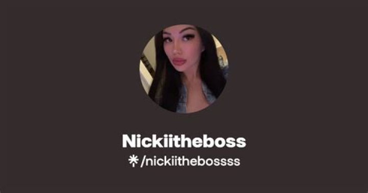 Nickiitheboss nickiitheboss TikTok videos, followers TikTokDer