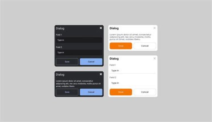 options dialog button