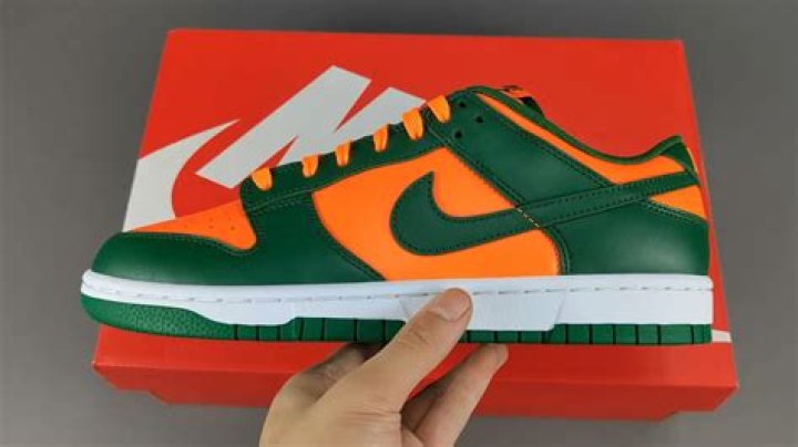 Orange and Green Nike Dunk Low Sneaker Shop Talk