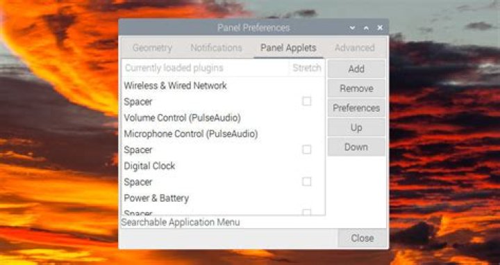 Panel Preferences