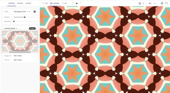 Pattern tab interface