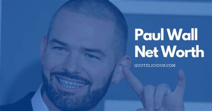 Paul Wall Net Worth How Rich is the Rapper in 2023?