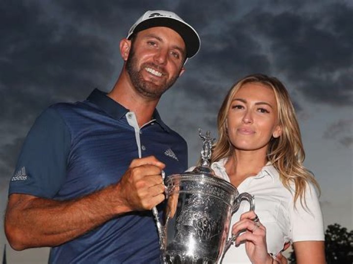 Paulina Gretzky bikini celebration, Dustin Johnson at St. Barts