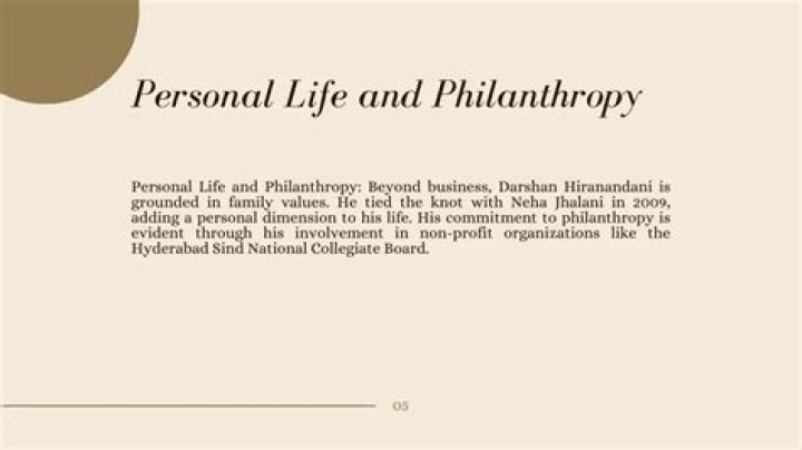 Personal Life And Philanthropy, Sniprhub
