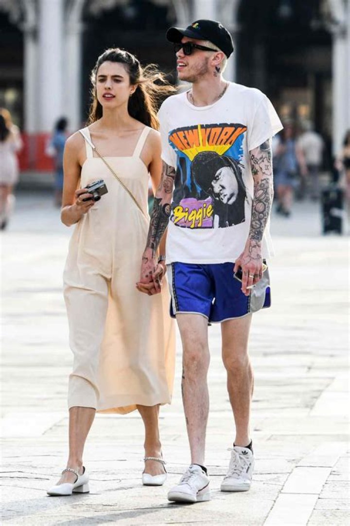 Pete Davidson & Margaret Qualley Photographed at Venice Film Festival
