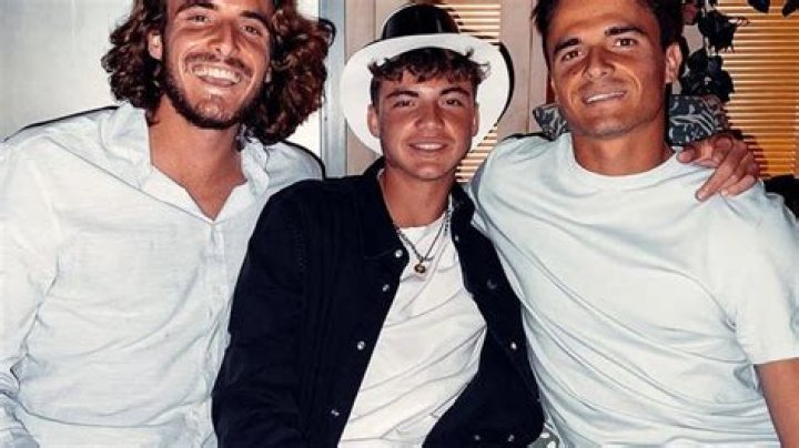 Petros Tsitsipas, Elisavet Tsitsipa and Pavlos Tsitsipas, meet Stefanos