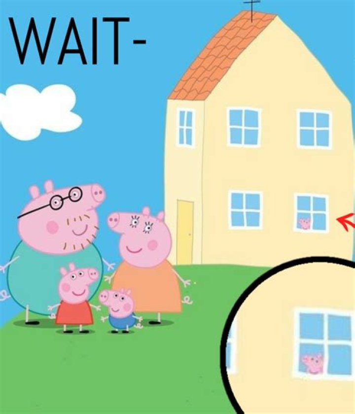 Pig outside of house