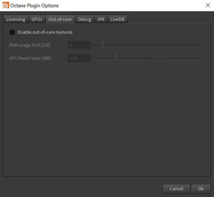 Plug-in options