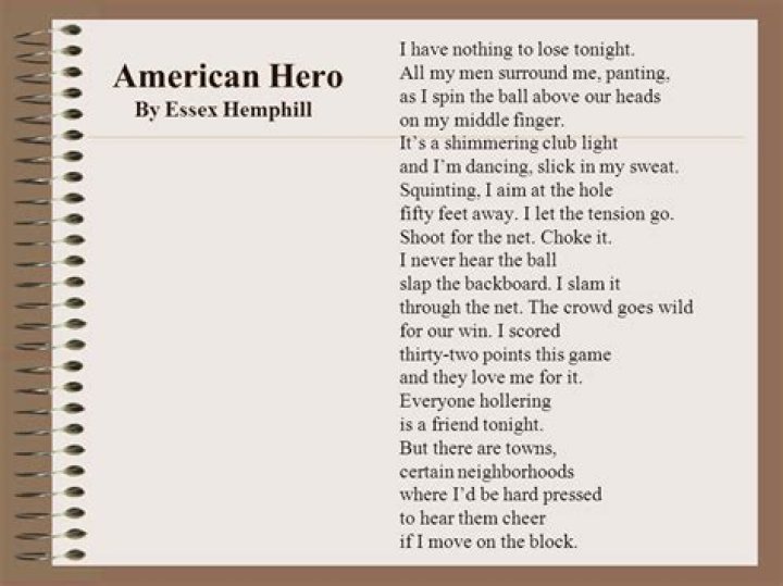 Poem by Essex Hemphill titled, &ldquo;When My Brother Fell (For Joseph Beam),&rdquo; Tiona Nekkia McClodden&rsquo;s handwriting.