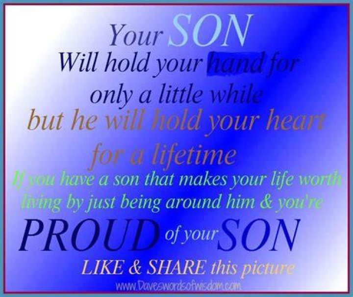 Proud Of Our Son Quotes. QuotesGram