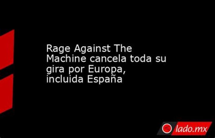 Rage Against the Machine cancela Gira Buenos Aires Metal Shows
