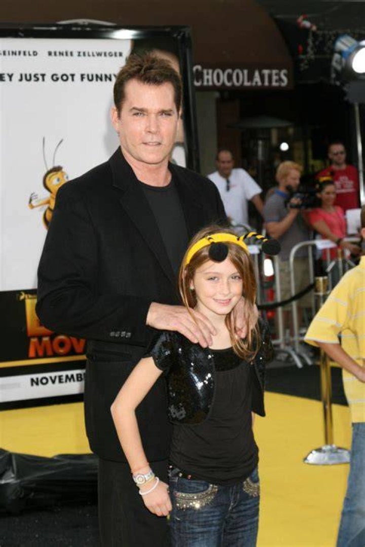 Ray Liotta and daughter Karsen attend Hannah Montana world premiere