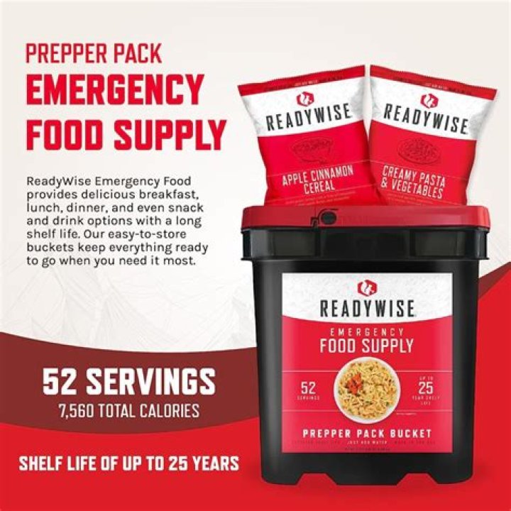 ReadyWise 150Serving Emergency Meals Preparedness Kit - YouTube