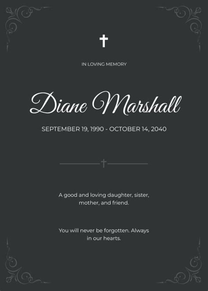 Remembrance Card Template