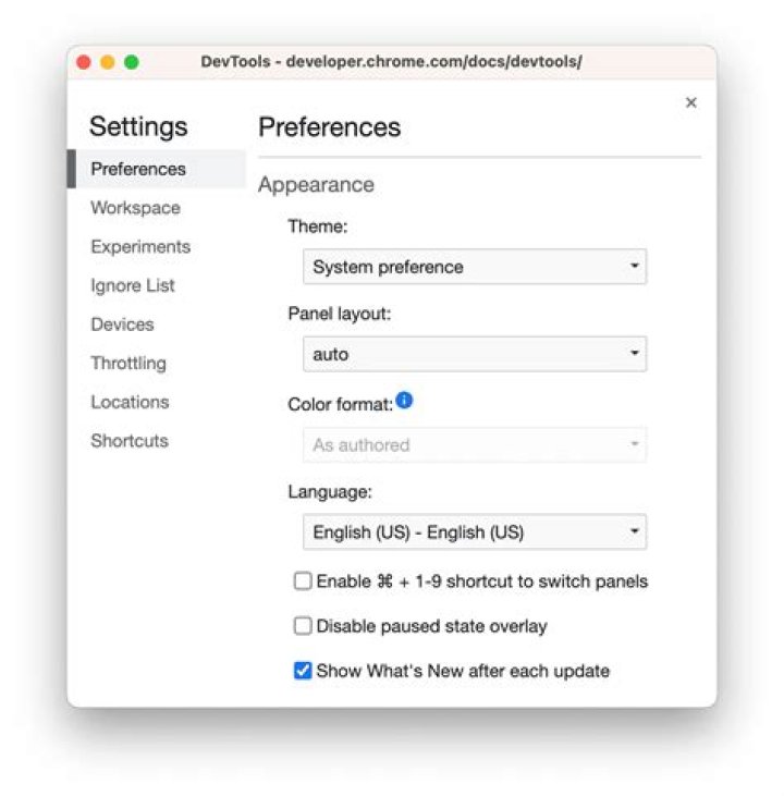 Repair Assistant Preferences tab