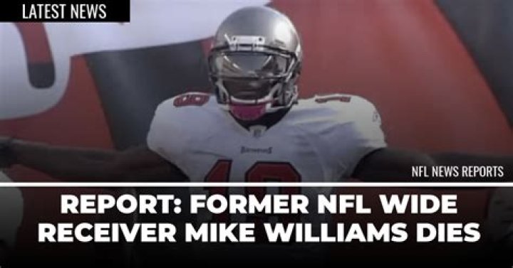 Report Former NFL Wide Receiver Mike Williams On Life Support The