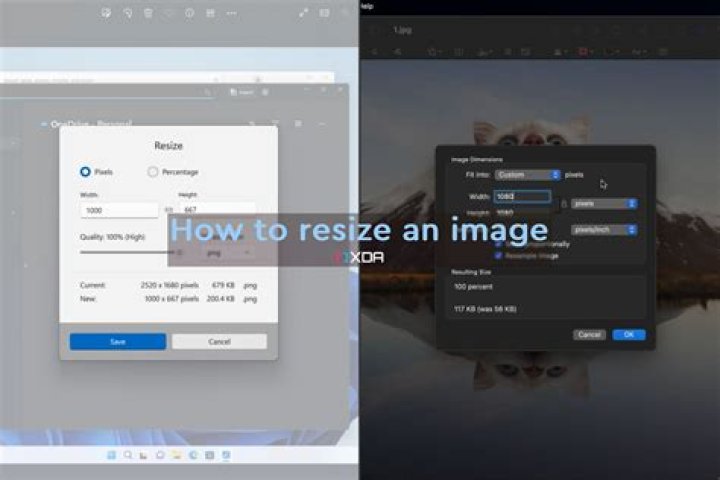 Resizing