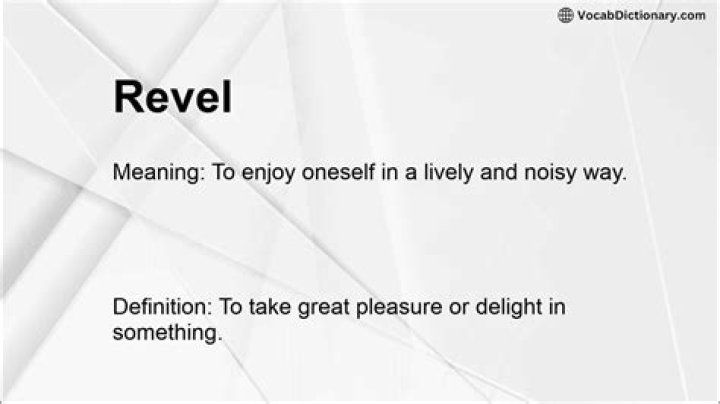 Revel Meaning YouTube