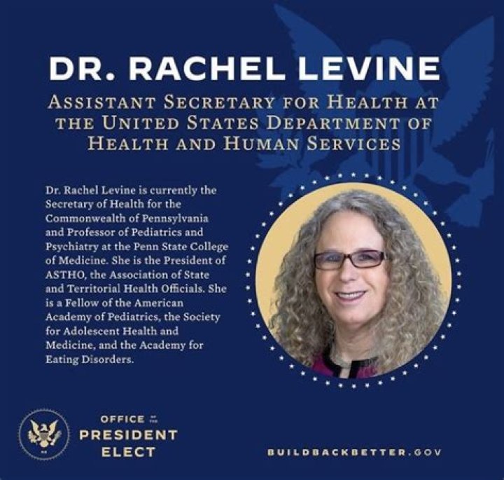 Richard Doctor Rachel Levine