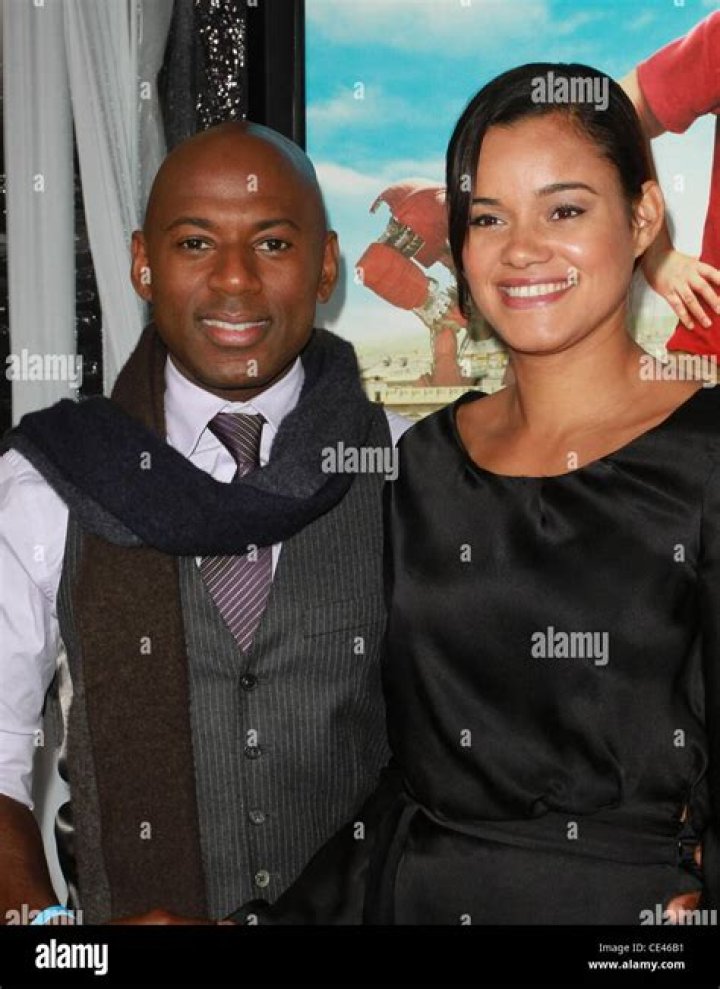 Romany Malco and his wife 20th Century Fox's Premiere of 'Gulliver's