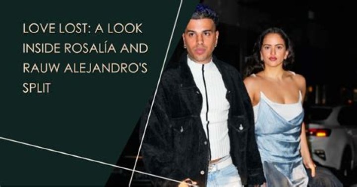 Rosalía and Rauw Alejandro SPLIT Musicians end engagement just four