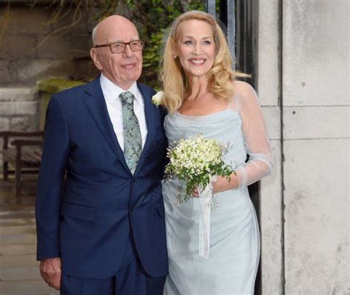 Rupert Murdoch and Jerry Hall marry in London