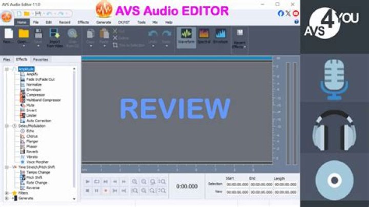 RX Audio Editor application menu bar
