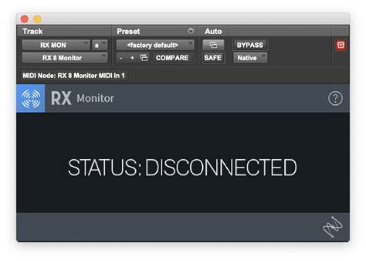 RX Connect plug-in interface