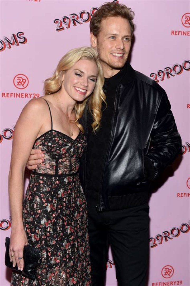 Sam Heughan and MacKenzie Mauzy in NYC September 2017 POPSUGAR