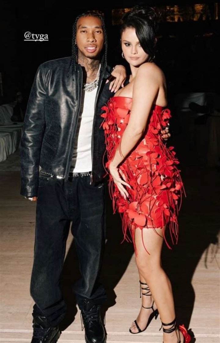 Selena Gomez With Tyga at the Nice guy in Los Angeles07 GotCeleb