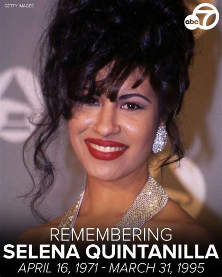 Selena QuintanillaPérez (April 16, 1971 March 31, 1995), known